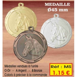 Médaille : Réf. MS - ø 45 mm